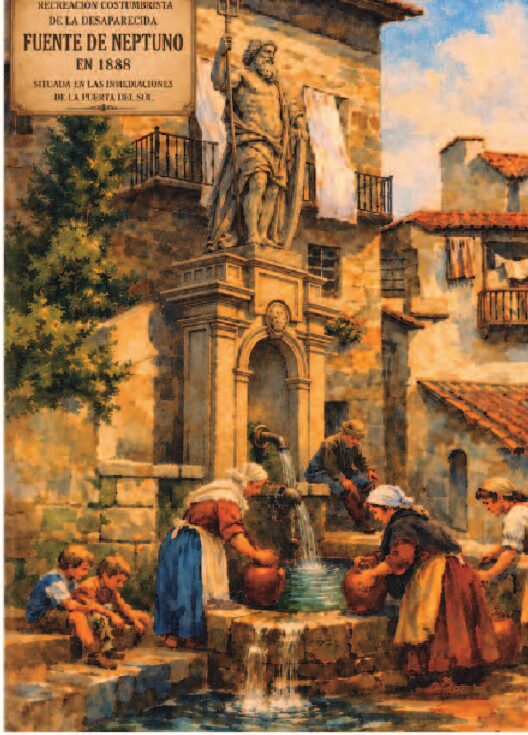 Idealización de la Fuente de Neptuno de Vigo
