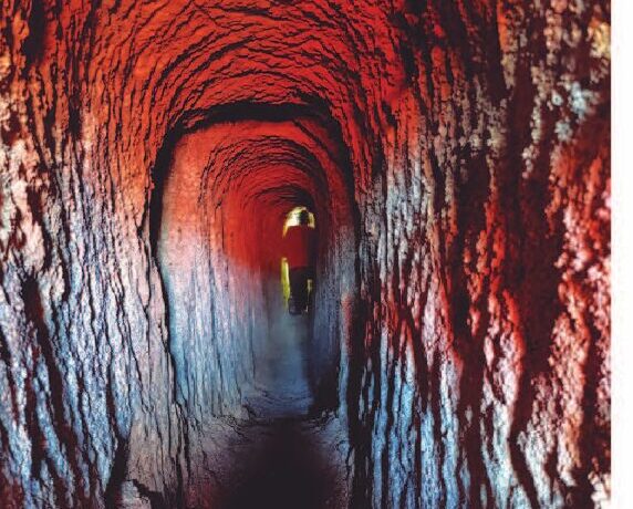 Túnel de un viaje de agua bajo el Casco Vello de Vigo