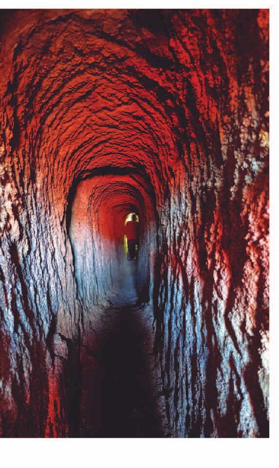 Túnel de un viaje de agua bajo el Casco Vello de Vigo