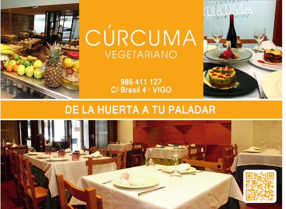 Cúrcuma, restaurante vegetariano en Vigo