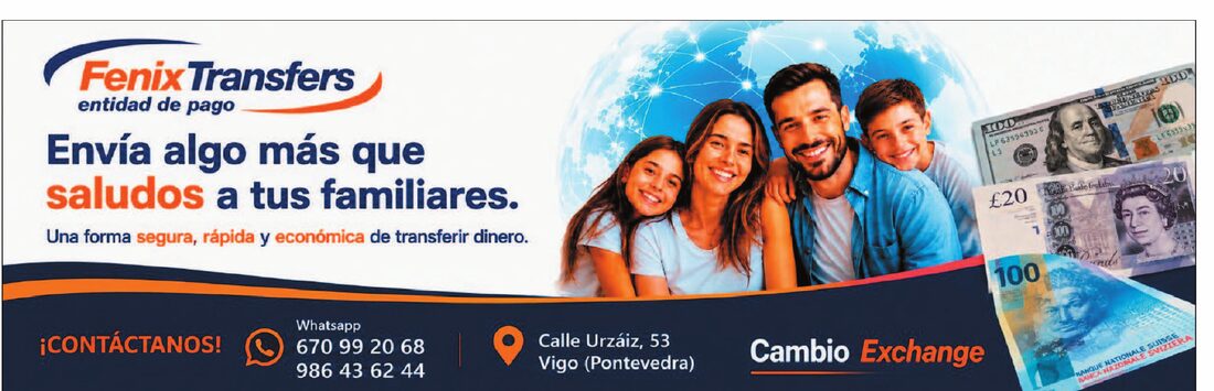 Fenix Transfers, envío de dinero en Vigo