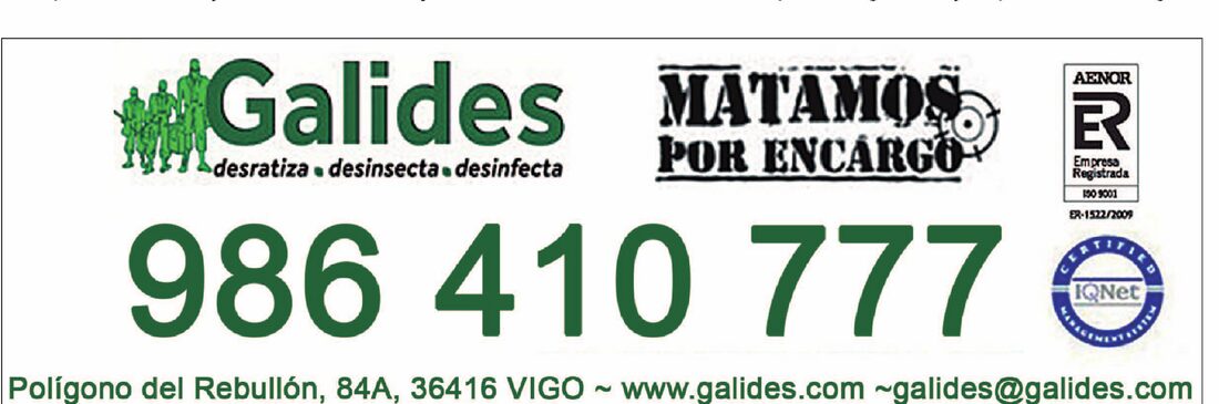 Galides, control de plagas en Vigo