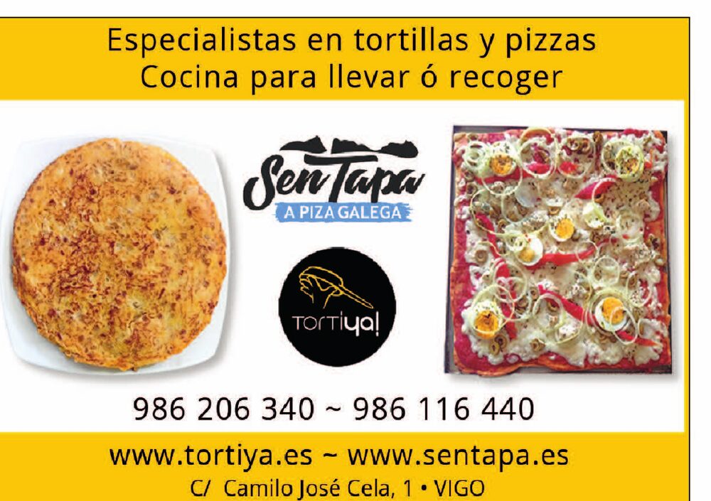Tortiya y SenTapa, tortillas y pizzas en Vigo