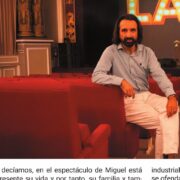 Miguel Lago en el teatro García Barbón de Vigo