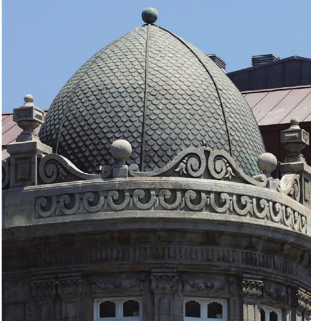Cúpula del Banco de Galicia, 1897, en Policarpo Sanz